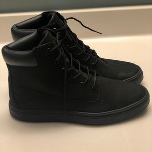 Timberland all black shoes. Worn once.
